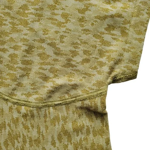 ATHLETA Momentum Allure Lemon Lime Animal Print Tee XXS - Picture 6 of 14